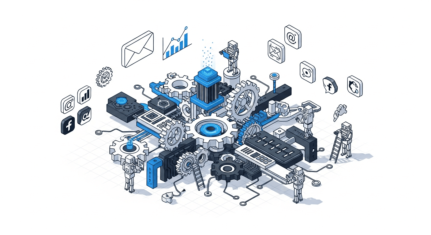 7 automatisations IA marketing qui semblent folles mais fonctionnent (avec ROI)